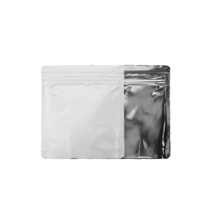 3.5g Mylar Bag- White & Clear (128 Qty)