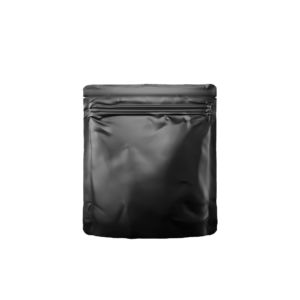 3.5g Mylar Bag- Opaque Black (128 Qty)