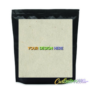 Labels- Mylar Bag-1LB - White Poly