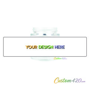 Labels- V2 3oz Jar Wrap - White Poly