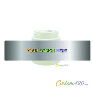 Labels- V2 3oz Jar Wrap - Foil BOPP w/ Gloss or Matte Laminate