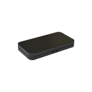 Pre-Roll Tin w/ Child Resistant Hinged Lid - Matte Black - Large (300 Qty)