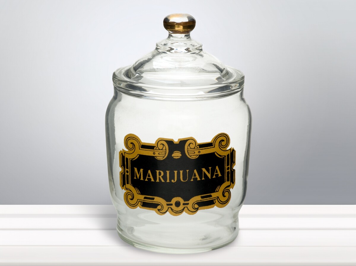 Antique Marijuana Ad Jar Label: Inspiration for Modern Cannabis Branding